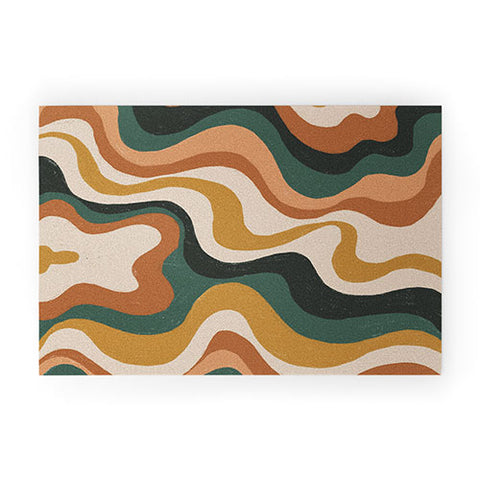 Gigi Rosado Earthy swirls Welcome Mat