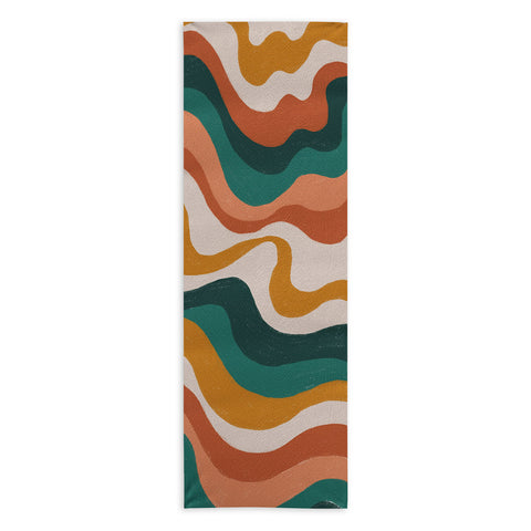 Gigi Rosado Earthy swirls Yoga Towel