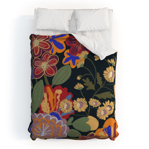 Gigi Rosado Eclipse garden Comforter