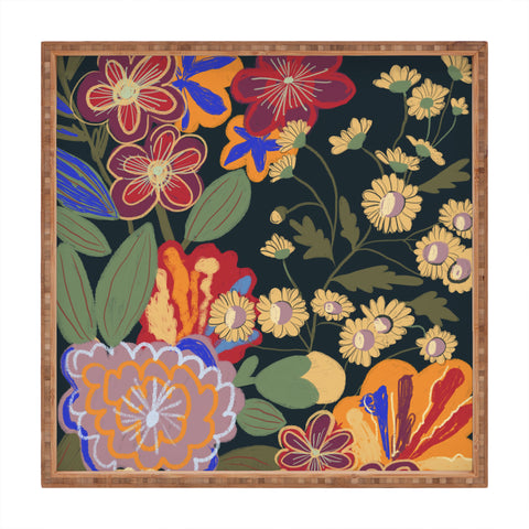 Gigi Rosado Eclipse garden Square Tray