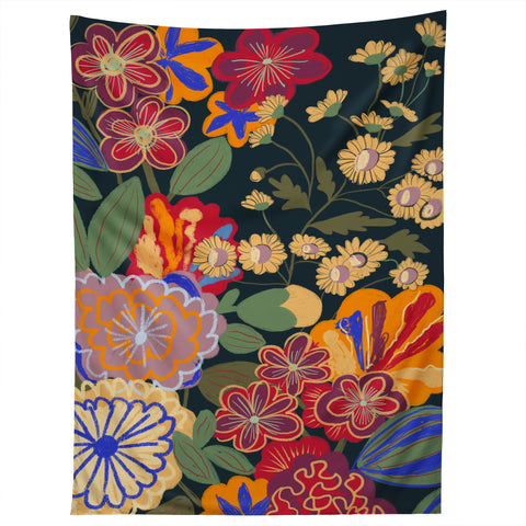 Gigi Rosado Eclipse garden Tapestry