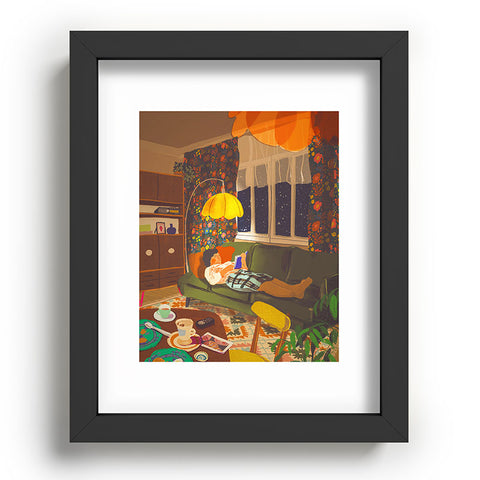 Gigi Rosado Evening book reader Recessed Framing Rectangle