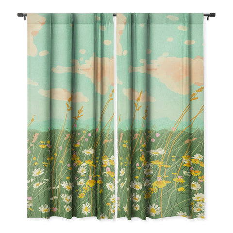 Gigi Rosado Floral landscape Blackout Non Repeat