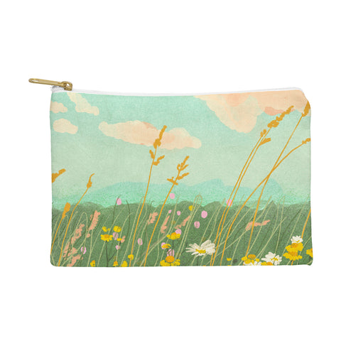 Gigi Rosado Floral landscape Pouch