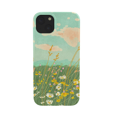 Gigi Rosado Floral landscape Phone Case