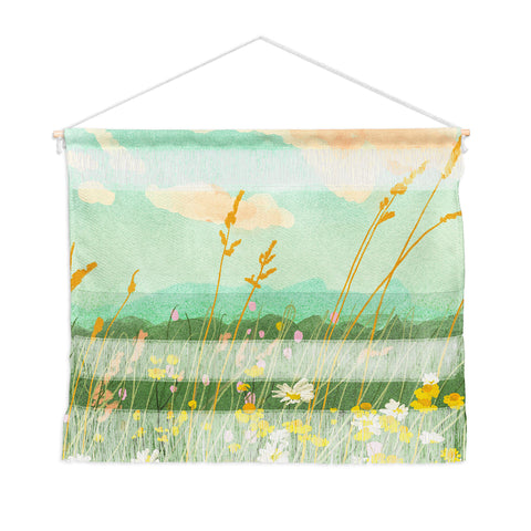 Gigi Rosado Floral landscape Wall Hanging Landscape