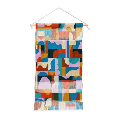 Gigi Rosado Geometric collage Wall Hanging Portrait