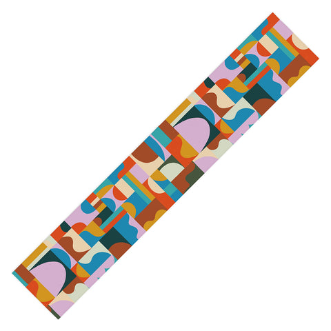 Gigi Rosado Geometric collage Table Runner