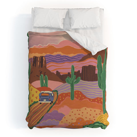 Gigi Rosado Grand Canyon Duvet Cover