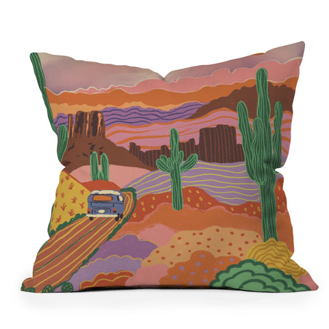 Gigi Rosado Grand Canyon Outdoor Throw Pillow