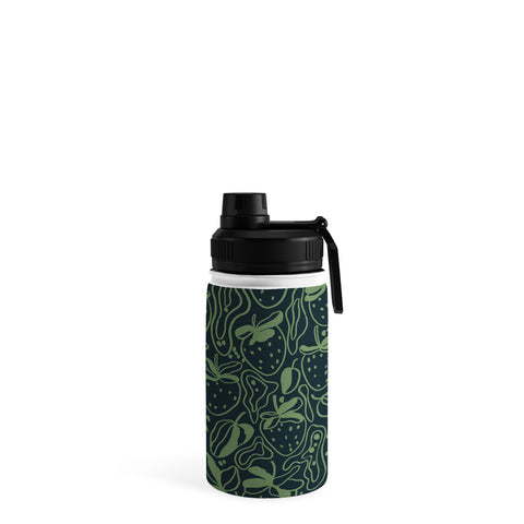 Gigi Rosado Green strawberries Water Bottle