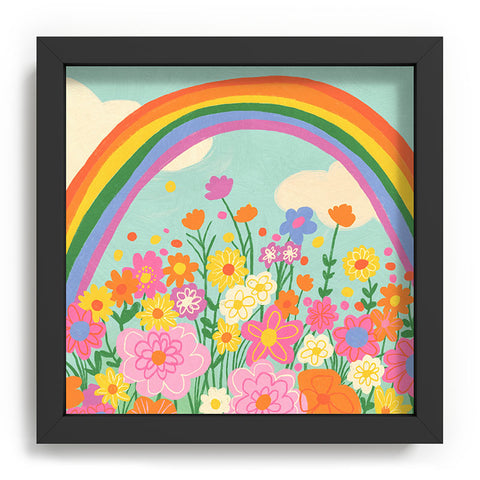 Gigi Rosado Happy rainbow Recessed Framing Square