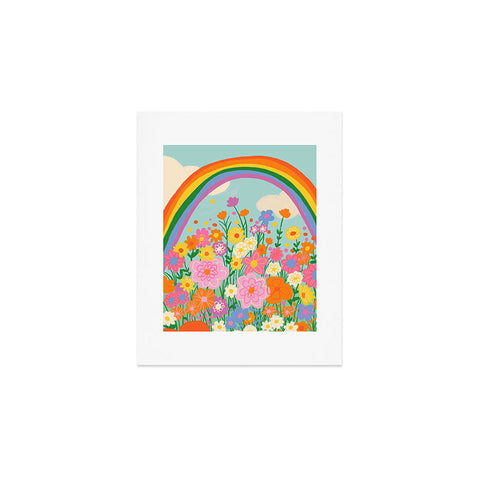 Gigi Rosado Happy rainbow Art Print