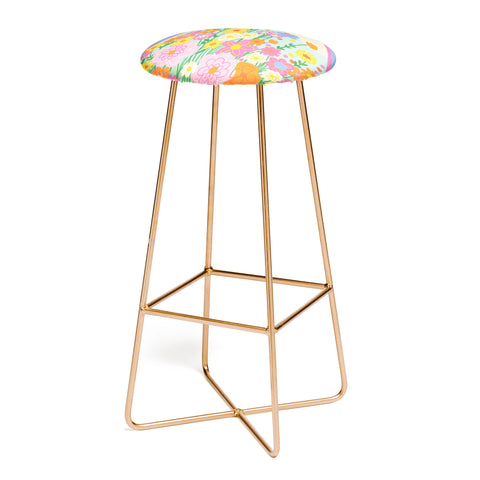Gigi Rosado Happy rainbow Bar Stool