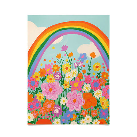 Gigi Rosado Happy rainbow Poster