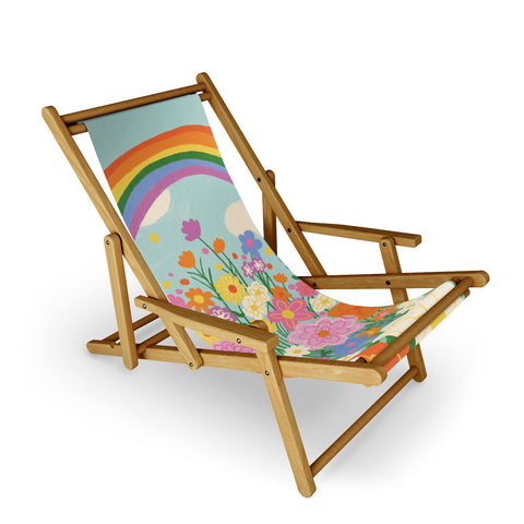 Gigi Rosado Happy rainbow Sling Chair