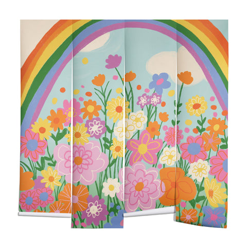 Gigi Rosado Happy rainbow Wall Mural