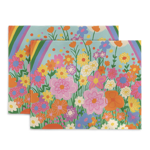 Gigi Rosado Happy rainbow Placemat