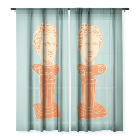 Gigi Rosado Head on pedestal Sheer Non Repeat