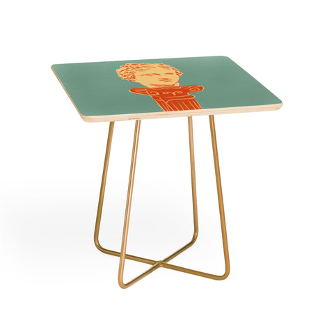 Gigi Rosado Head on pedestal Side Table