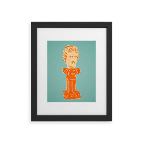 Gigi Rosado Head on pedestal Framed Art Print