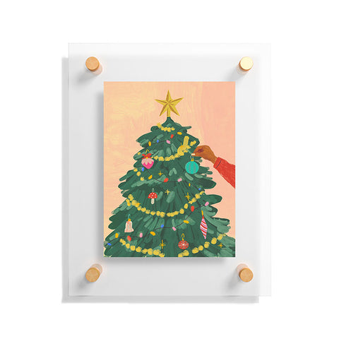 Gigi Rosado Holiday Season Floating Acrylic Print