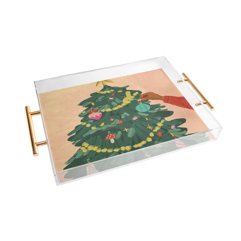 Gigi Rosado Holiday Season Acrylic Tray