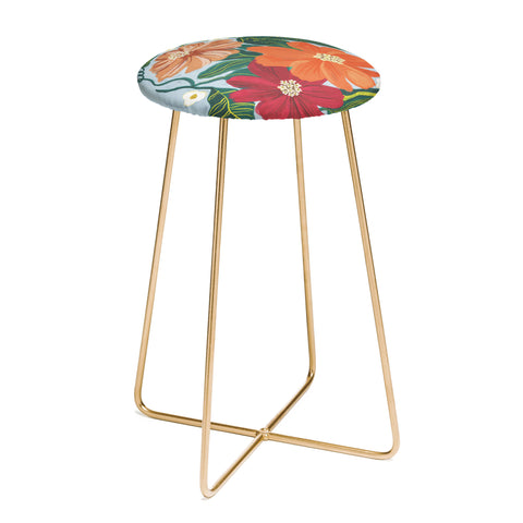 Gigi Rosado In full bloom II Counter Stool