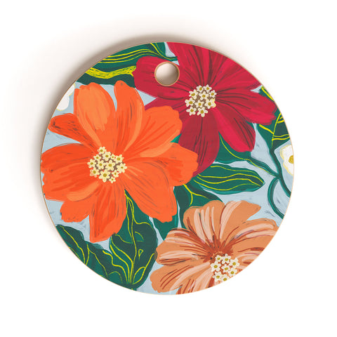 Gigi Rosado In full bloom II Cutting Board Round