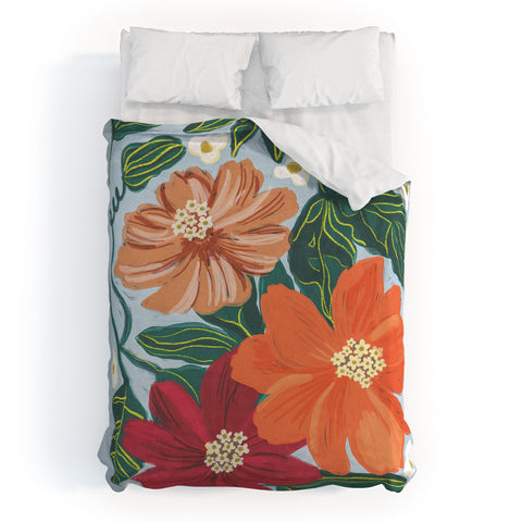 Gigi Rosado In full bloom II Duvet Cover