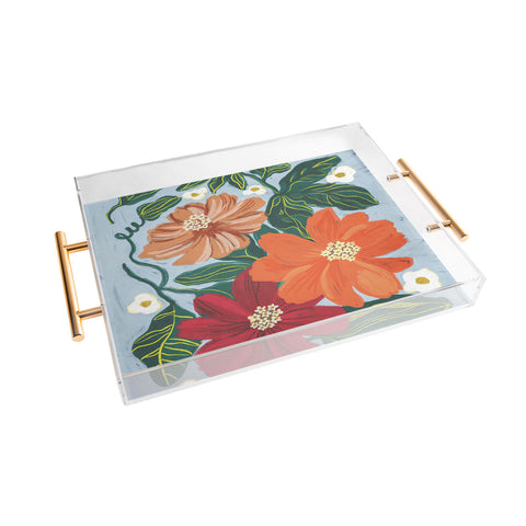 Gigi Rosado In full bloom II Acrylic Tray