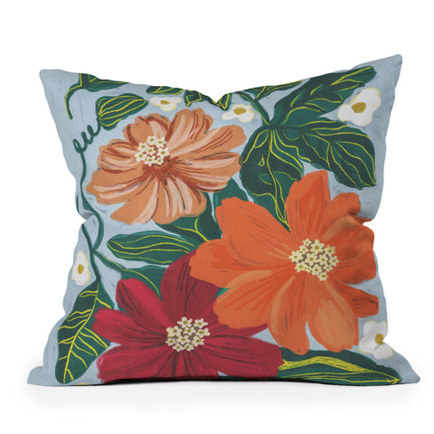 Gigi Rosado In full bloom II Outdoor Throw Pillow