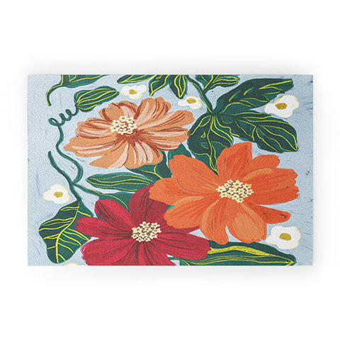 Gigi Rosado In full bloom II Welcome Mat