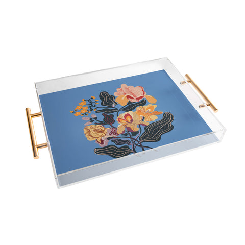 Gigi Rosado Iris dream blue Acrylic Tray