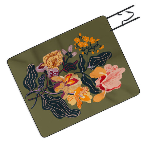 Gigi Rosado Iris dream Picnic Blanket