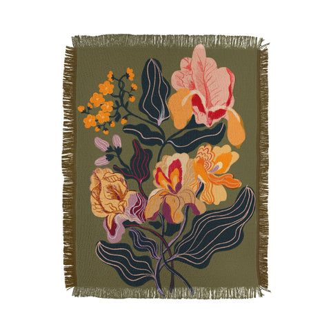 Gigi Rosado Iris dream Throw Blanket