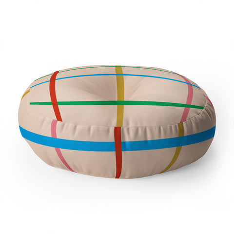 Gigi Rosado Joy of together Floor Pillow Round