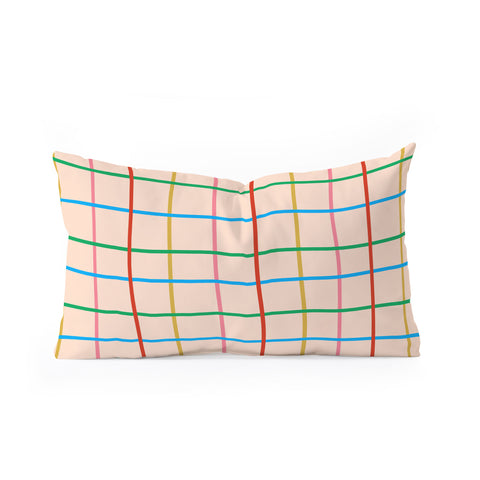 Gigi Rosado Joy of together Oblong Throw Pillow