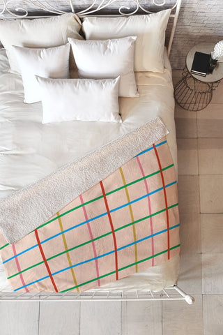 Gigi Rosado Joy of together Fleece Throw Blanket