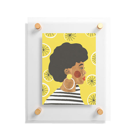 Gigi Rosado Lemonade I Floating Acrylic Print