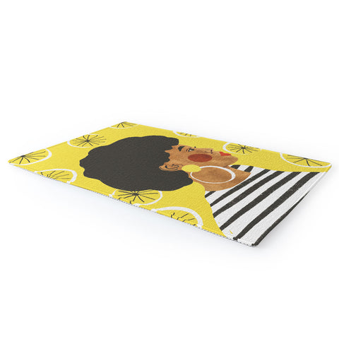 Gigi Rosado Lemonade I Area Rug