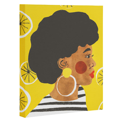 Gigi Rosado Lemonade I Art Canvas