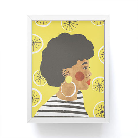 Gigi Rosado Lemonade I Framed Mini Art Print