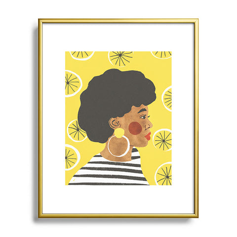 Gigi Rosado Lemonade I Metal Framed Art Print