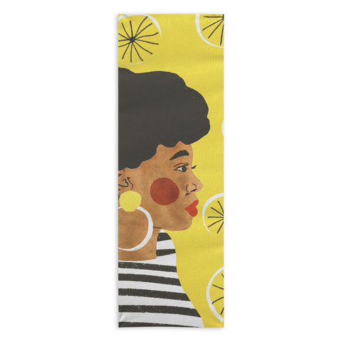 Gigi Rosado Lemonade I Yoga Towel