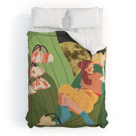Gigi Rosado Lily of the Valley I Duvet Cover