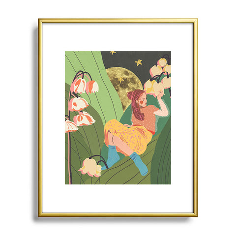 Gigi Rosado Lily of the Valley I Metal Framed Art Print