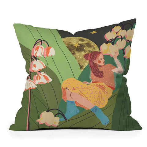 Gigi Rosado Lily of the Valley I Throw Pillow