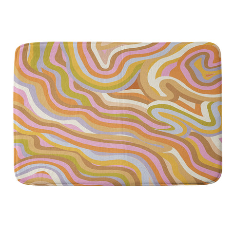Gigi Rosado Liquid Marble Memory Foam Bath Mat