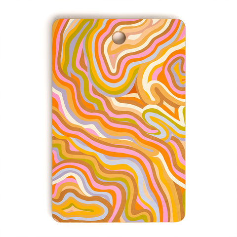 Gigi Rosado Liquid Marble Cutting Board Rectangle